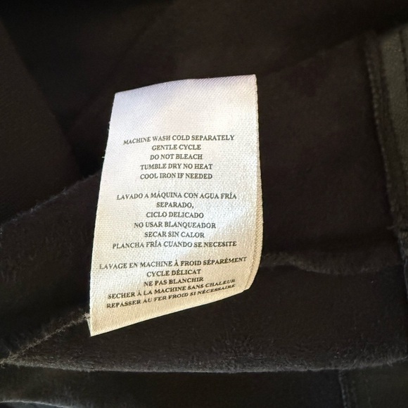 Kut From The Cloth Ana Faux Leather Drape Open Jacket Black Size Small - Picture 7 of 7